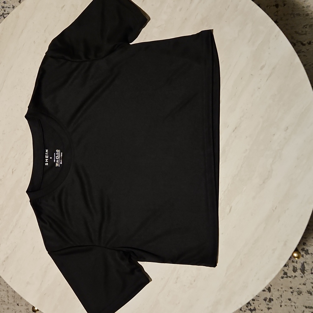 SHEIN Classic Black Tee